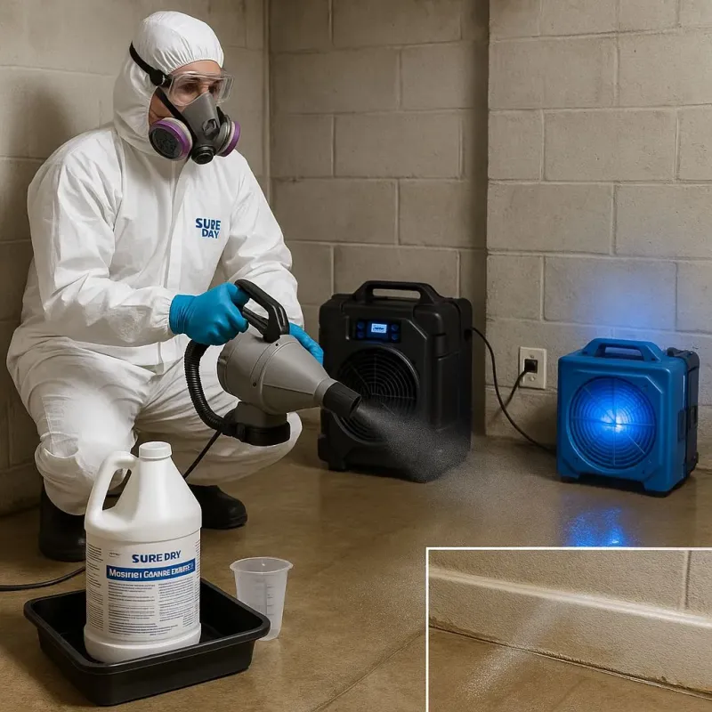 Sanitization and Odor Removal process in Dixmont, ME